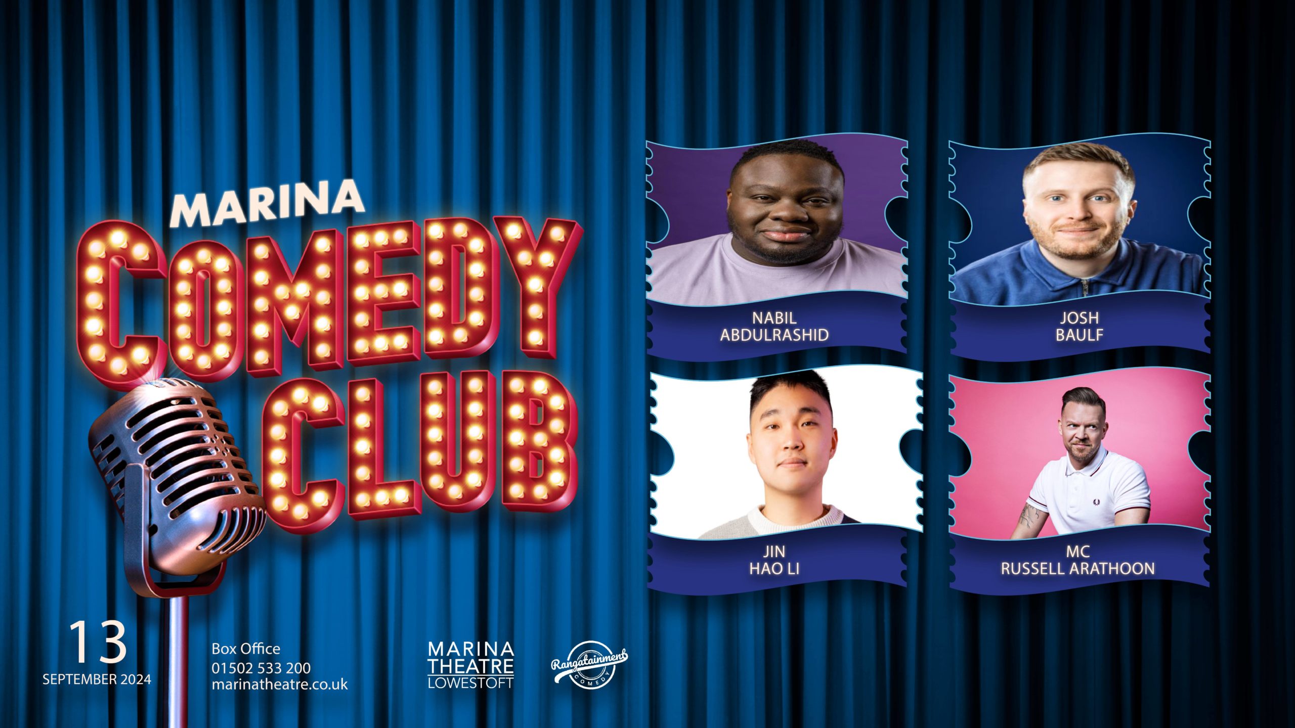 Marina Comedy Club – September 2024