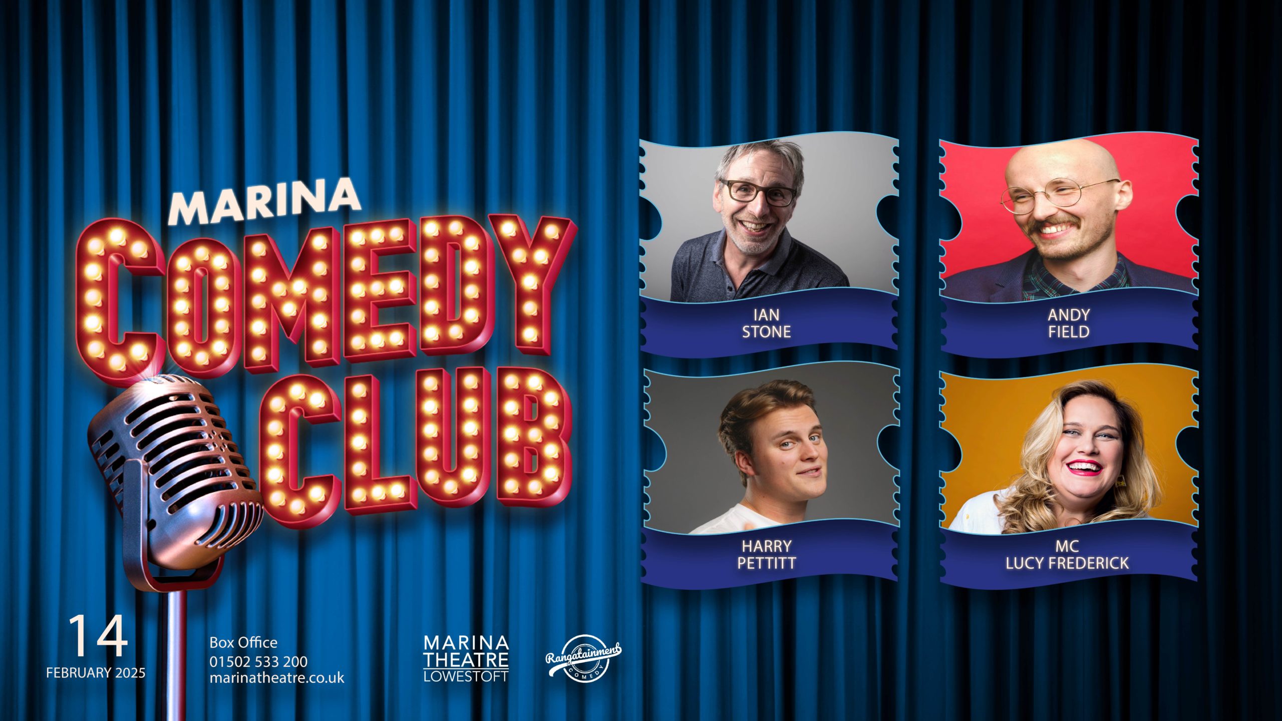 Marina Comedy Club – February 2025